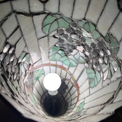 ステンドグラス　120.5cm 大型フロアスタンドランプ