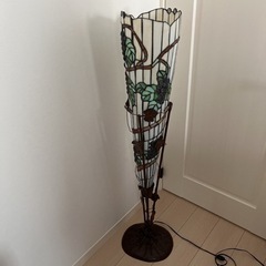 ステンドグラス　120.5cm 大型フロアスタンドランプ