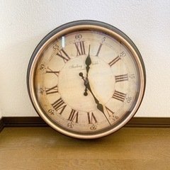 珍しい 大型 掛時計 44cm