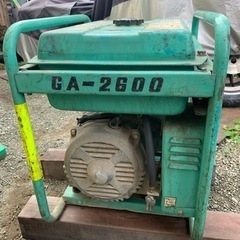 発電機 デンヨーニューパワー2600 要整備 発電機 デンヨーニューパワー2600 要整備