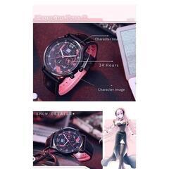 新品】初音ミク アニメ 腕時計 ウォッチ 初音未来 メグリンQ ピンク 海外