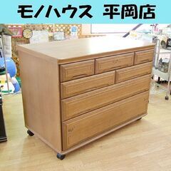 旭川家具 日家工芸 4段 チェスト 幅110×奥行60×高さ