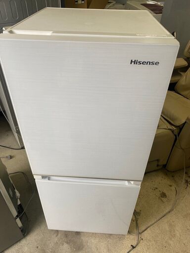 2021年製 【美品】Hisense 2ドア冷凍冷蔵庫 HR-G13B-W 134L 冷蔵庫 ハイセンス 家電 生活家電 一人暮らし 単身