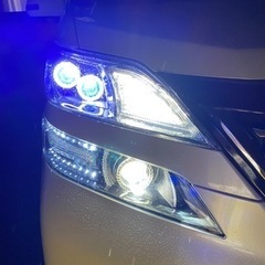 20ヴェルファイア 加工ヘッドライト左右セット