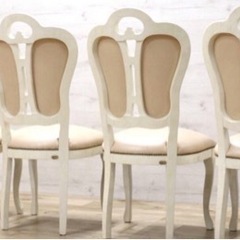 GMSaltarelli / サルタレッリ フローレンス ダイニングチェア 4脚セット 姫家具 ロココ調 イタリア製 