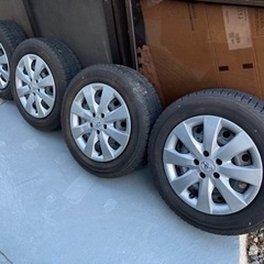 トヨタ純正スチールホィールタイヤセット