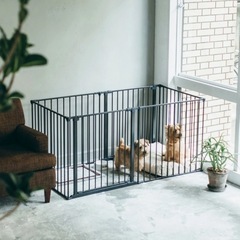 お話し中 スカンジナビアン ペットケージ XL マットブラック