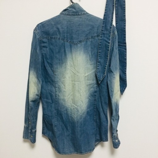 元ドレキャンIWAYA FOR DRESS 33デニムウィングカラードレスシャツ