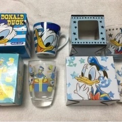 【ディズニー】ドナルド　マグカップ・グラス　4点　まとめ