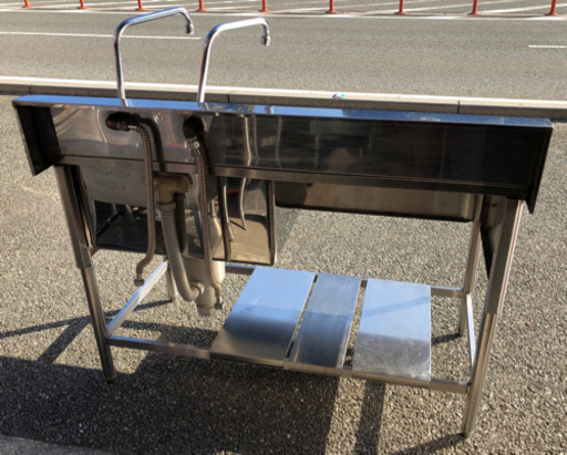 ファッション ⭐︎中古品 1槽水切りシンク 1200×600×800mm 厨房機器⭐︎ 