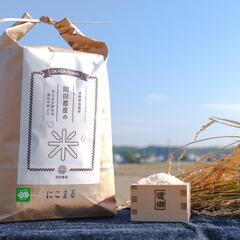 【ネット決済・配送可】減農薬、減化学肥料で作った新米（玄米30kg）