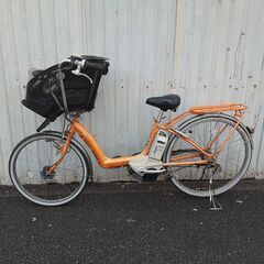 12-6電動アシスト自転車　ブリヂストン　アンジェリーノ　バッテリー　充電器　鍵1本　電動自転車