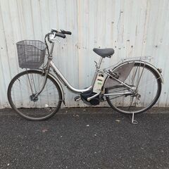 12-7電動アシスト自転車　ヤマハ　PASリチウム　バッテリー　充電器　鍵1本付き　電動自転車