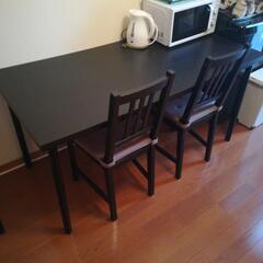 （終了）IKEA　テーブル　椅子２脚