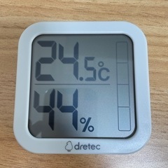 ドリテック　デジタル温湿度計 ルフト　ホワイト　【品番：O-40...