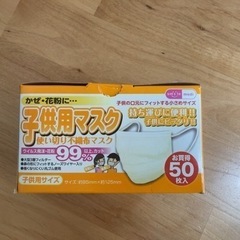 子ども用マスク50枚入り×1箱　未開封