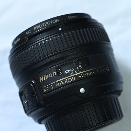 AF-S NIKKOR 50mm f/1.8G 保護フィルター付き | hawkesburydentistry