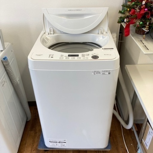 SHARP 2021年製！！！ 洗濯機 5.5kg！ institutoloscher.net