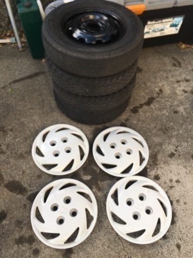 ホンダ アクティトラック 純正ホイール ホイールキャップ付 12インチ