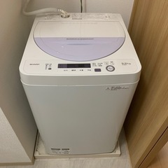 【ネット決済】5.5kgシャープ製洗濯機（2017年製）