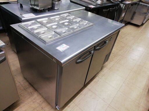 中古　台下冷蔵庫　1200　ホテルパン付