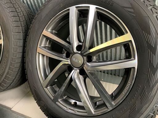 VWティグアン★215/65R17　MAK　17×7J　5H112　＋40　ガンメタミラー　阿部商会　バリ山！国産スタッドレス　安心調整済み　即装着可能