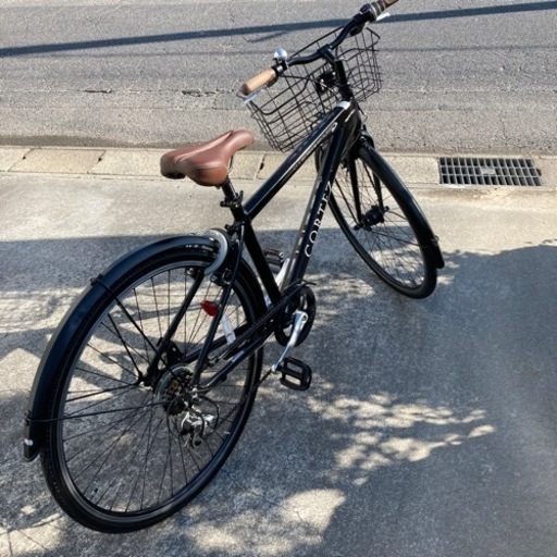 CORTEZ 700×35C6段変速太いアルミフレームオートライト