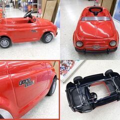 toys toys ペダルカー イタリア製 FIAT/フィアット 500L 乗用玩具 足