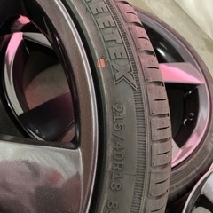 ※急ぎ　RX-8 前期　純正ホイール4本　新品タイヤ2本付き　（取り引き中）