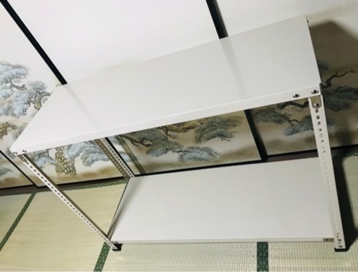 引取限定】120㎝×45㎝ スチールラック 水槽台 2段 未使用品 サービス品 ...