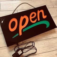Open看板 文字点灯付き Lovelyf 東銀座の家具の中古あげます 譲ります ジモティーで不用品の処分