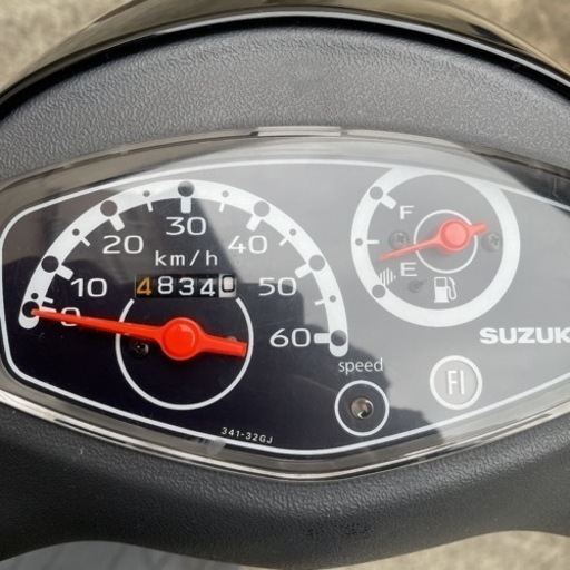 京都大阪限定】現役！！スズキ レッツ4［黒］リアボックス付き