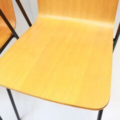 123)【美品】Francfranc フランフラン レッタ ダイニングチェア ウッド