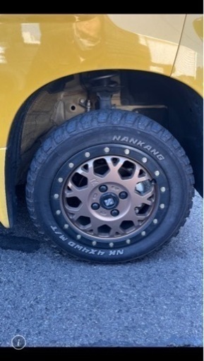 N-VANに使用していたホイール　100-4穴　リフトアップ軽トラにも　MLJ XJ04  4.5J 14インチ