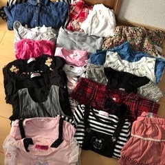 【中古】120サイズ　女の子服セット