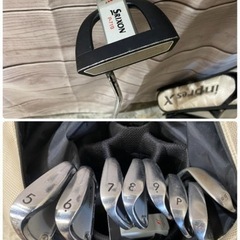 ゴルフクラブセット全11本バッグ カバー3個 YAMAHAインプレス スリクソン【1211N4】