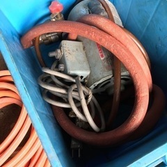 キョーワ 水圧テストポンプ？2台  電動式 動作品 ホース・備品付属