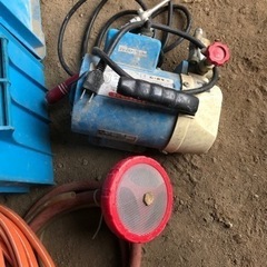 キョーワ 水圧テストポンプ？2台  電動式 動作品 ホース・備品付属