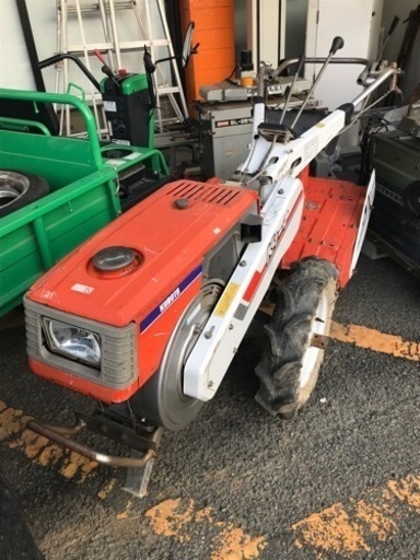 【中古】KUBOTA ディーゼル耕運機　k1-7