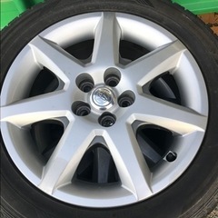 【中古】プリウス 16インチホイール 5穴 4本 タイヤ 195/55R 16 中古】プリウス 16インチホイール 5穴 4本 タイヤ 195/55R 16