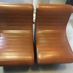 茶色のソファ椅子②  一脚2000円
