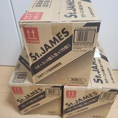 【未開封新品】テニスボール180球　St.JAMES 4球×15缶×3箱
