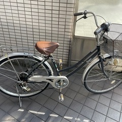 【タイムセール】ママチャリ 自転車 6段変速