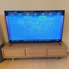 58インチ 4K HDRテレビ + テレビ台 大型テレビ