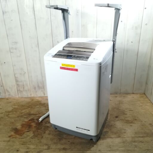 【12/19済】2015年製 HITACHI BW-9TV 全自動電気洗濯機 9.0Kg ビートウォッシュ 菊倉TK⑧