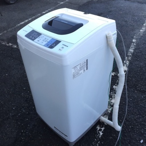 ★状態良好★HITACHI 日立全自動洗濯機 5kg NW-50A 2017年製 2ステップウォッシュホワイト