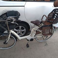 電動自転車 ブリジストン アンジェリーノ 3段ギア LEDライト 白