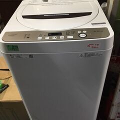 ☆中古 激安！！￥18,500！！SHARP シャープ 6.0kg洗濯機 家電 2019年