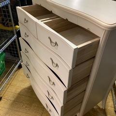 ⭐️アンティークStyle⭐️松永工房 カンティーニュ 6段ハイチェスト IDC大塚 国産 日本製 高級家具 定価32.4万円