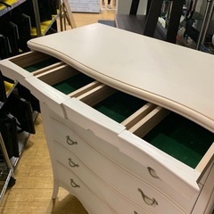 ⭐️アンティークStyle⭐️松永工房 カンティーニュ 6段ハイチェスト IDC大塚 国産 日本製 高級家具 定価32.4万円